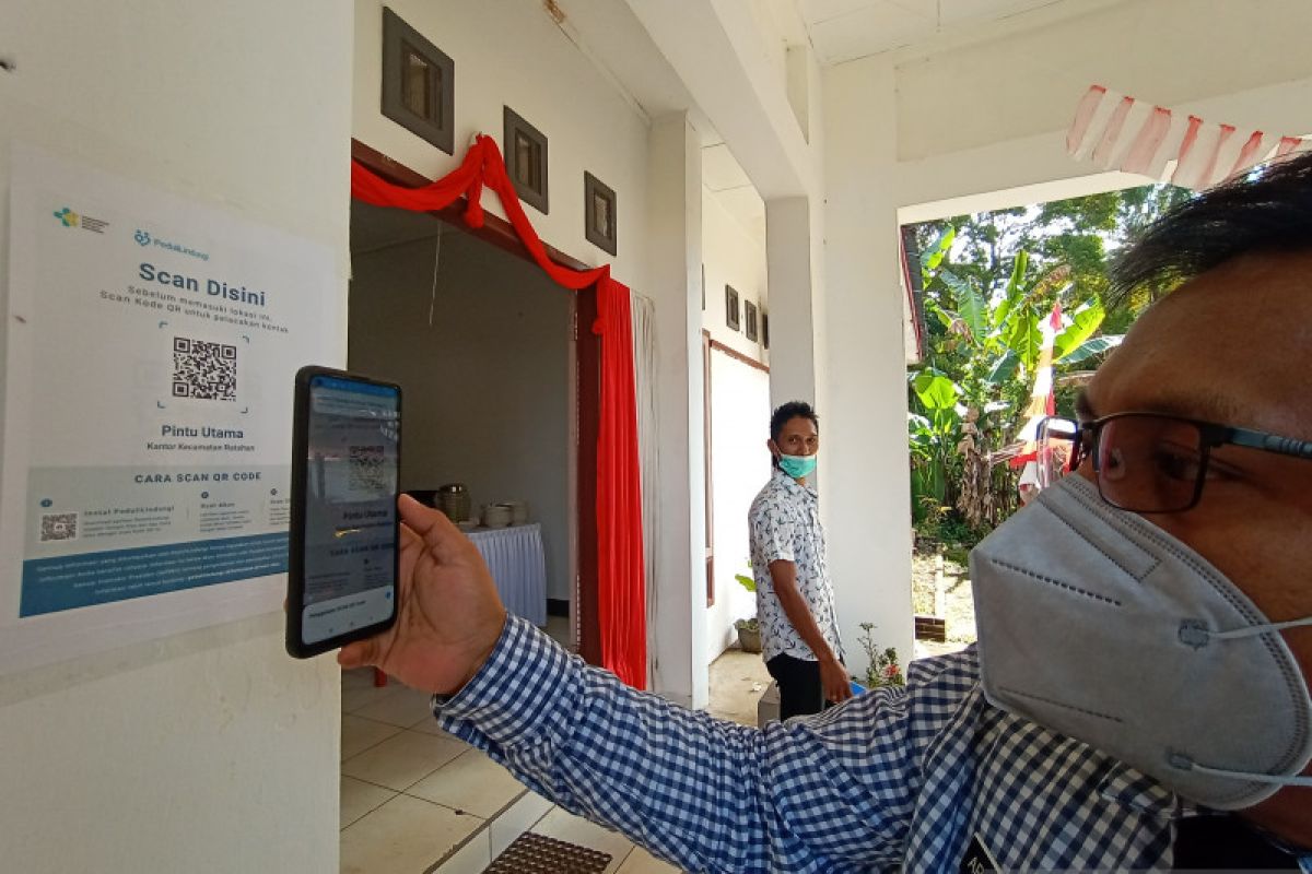 Perkantoran Pemkab Minahasa Tenggara terapkan barcode pedulilindungi