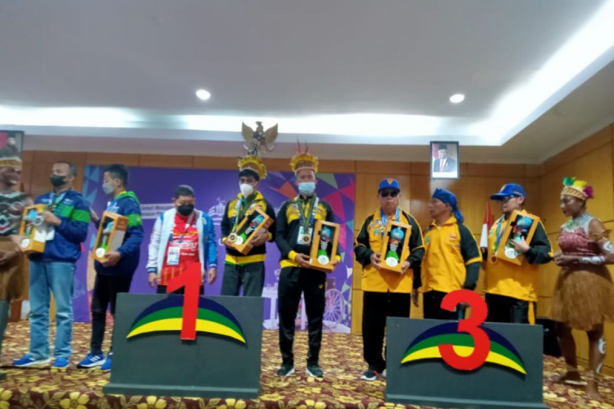 Sebanyak 32 medali emas sudah dikumpulkan kontingen Kalsel di Paparnas Papua