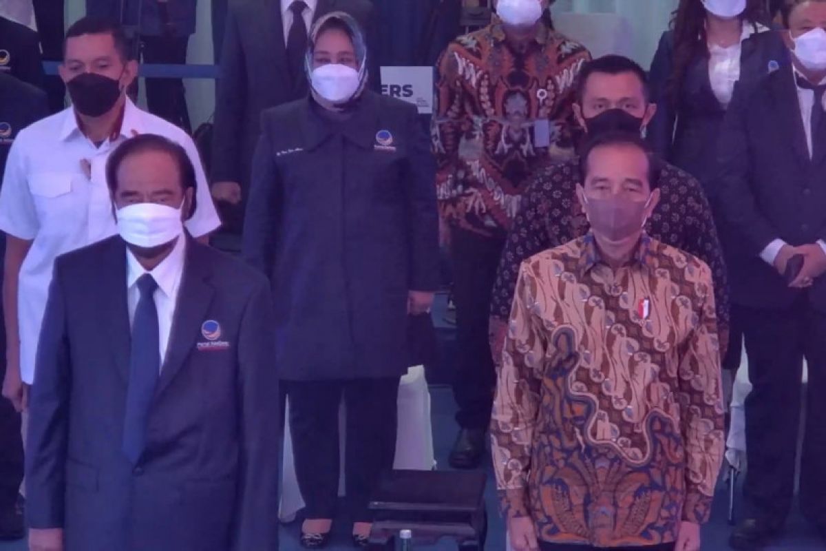 Presiden RI Joko Widodo hadiri peringatan HUT ke-10 Partai NasDem