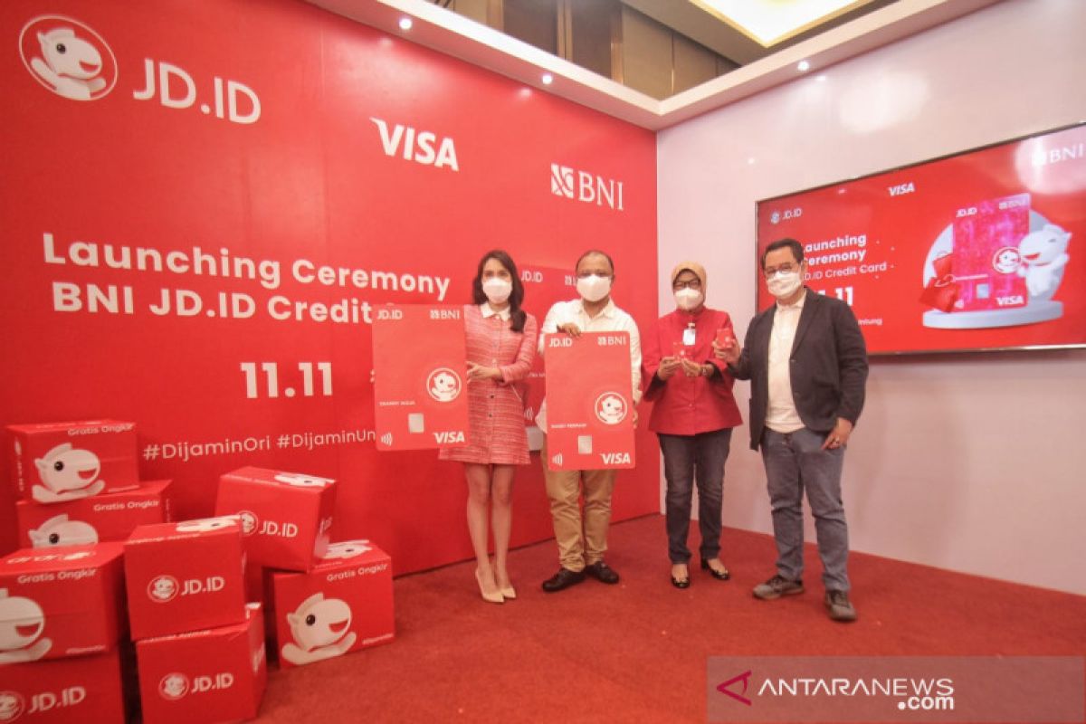 BNI luncurkan kartu kredit e-commerce kolaborasi dengan JD.ID