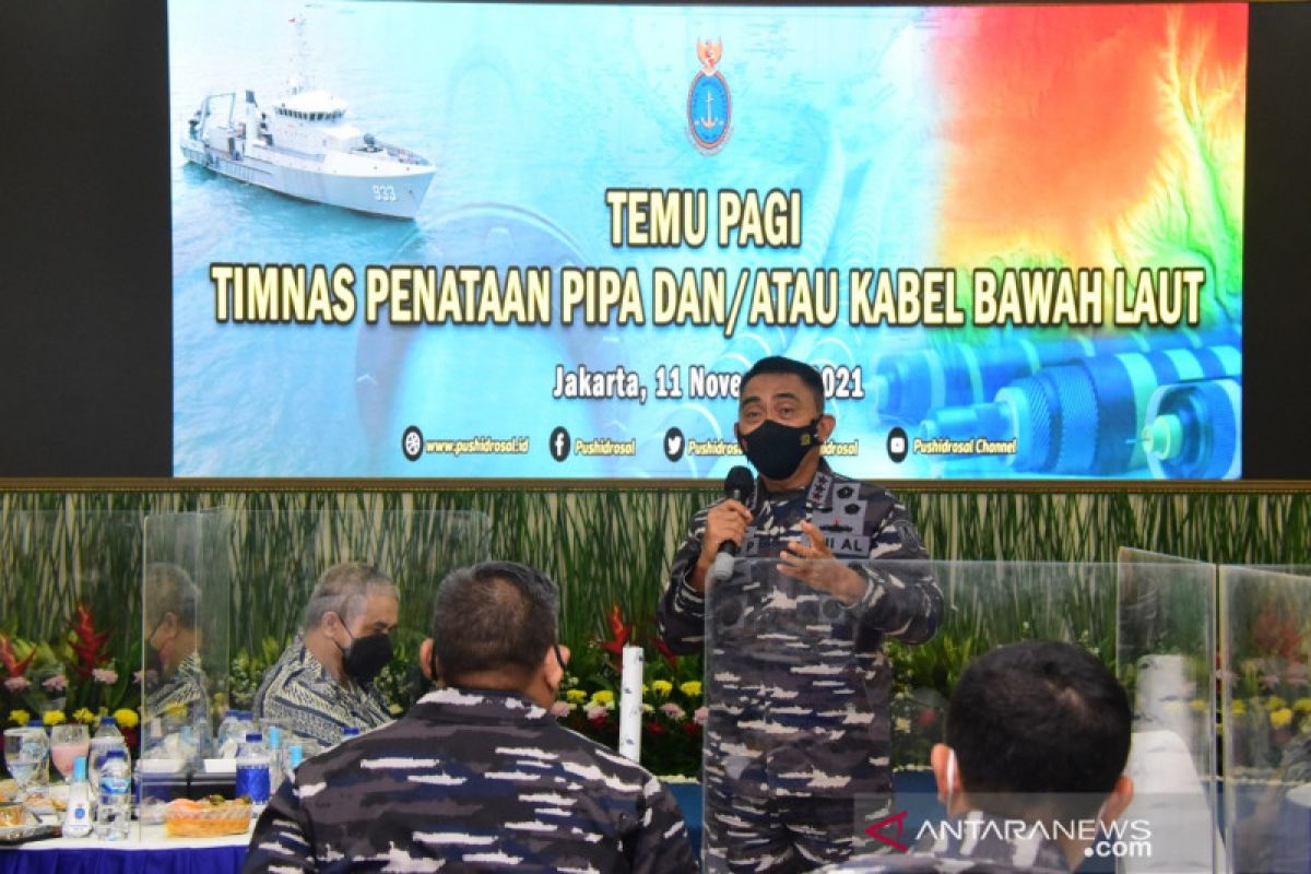 Pushidrosal sebut telah buat peta khusus jalur pipa bawah laut