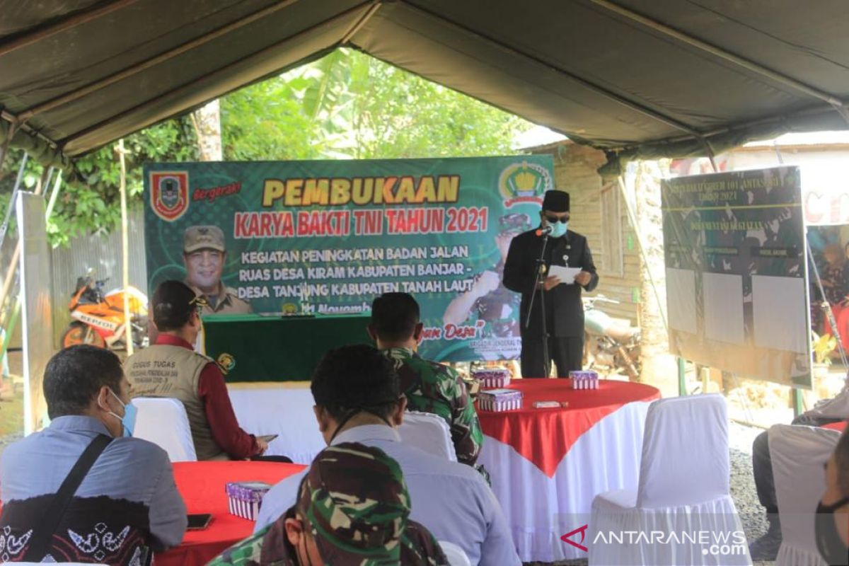 Pemprov Kalsel gandeng TNI buka jalur terisolasi perbatasan Banjar-Tala