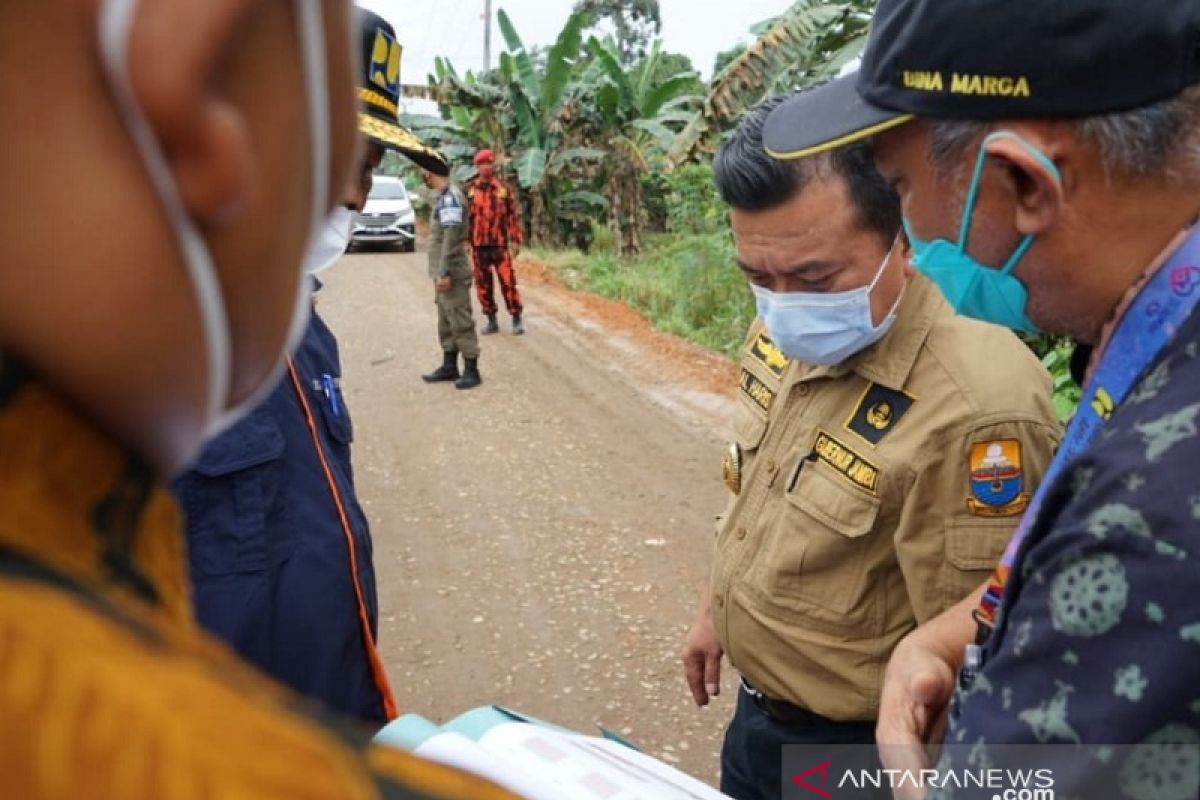 Pekerjaan jalan Talang Pudak-Suak Kandis akan dituntaskan dalam tiga tahun anggaran