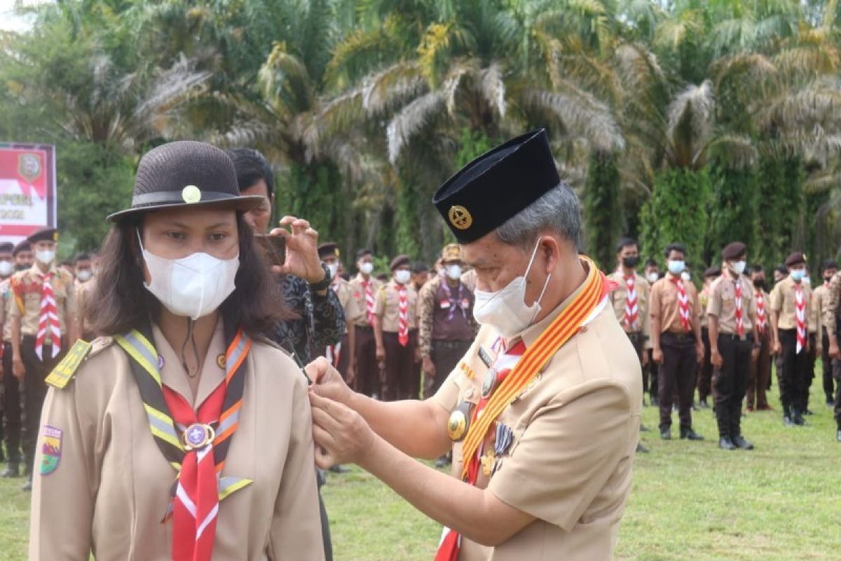 Sekda Arpan Nasution buka kegiatan perkemahan Saka Wirakartika