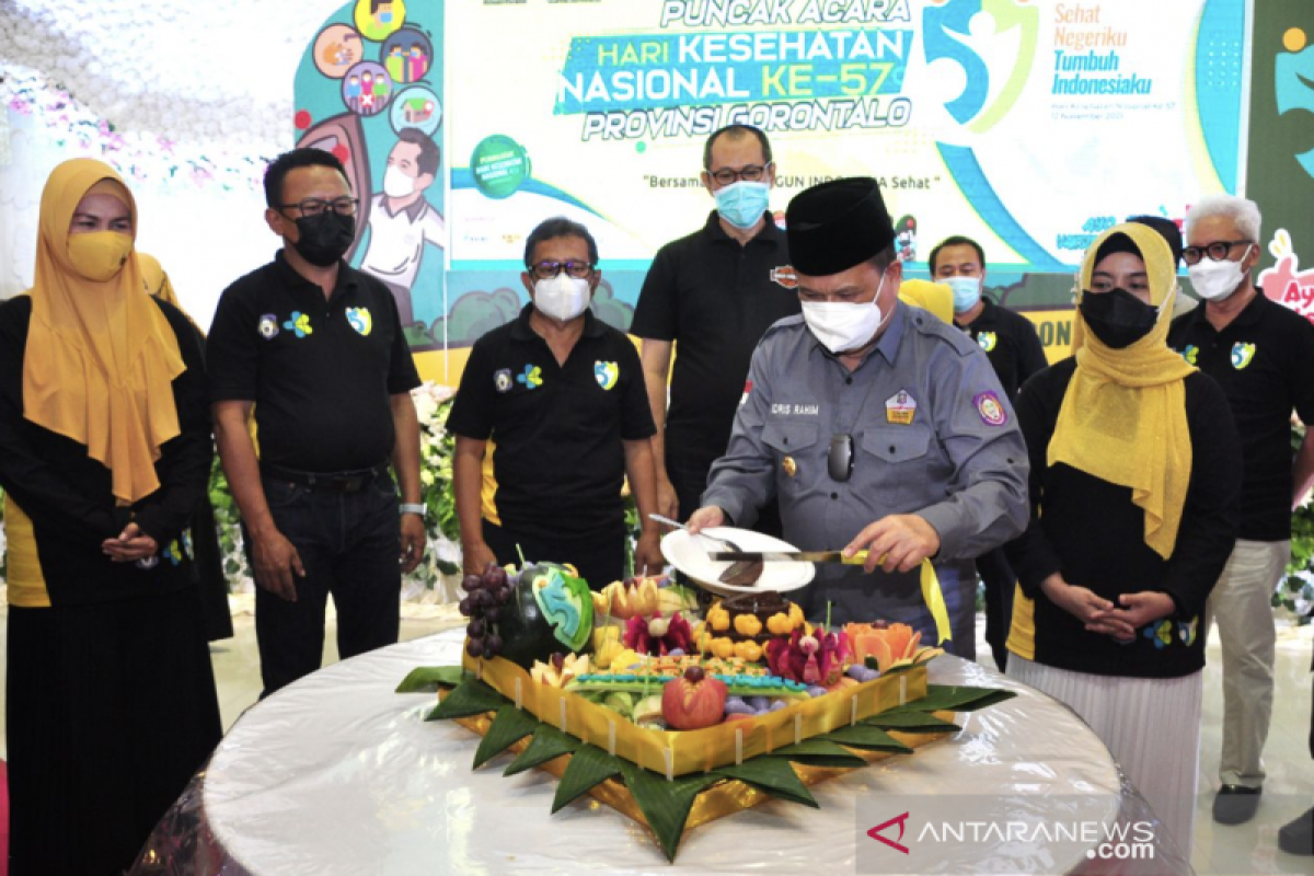 Pemprov Gorontalo gelar peringatan Hari Kesehatan Nasional tahun 2021