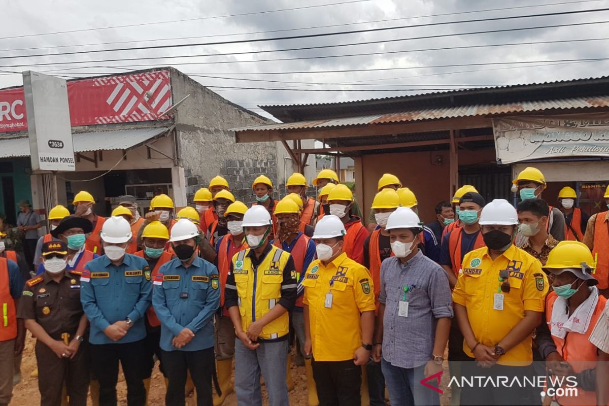 Gubri dan Kajati kompak tinjau program padat karya di Dumai