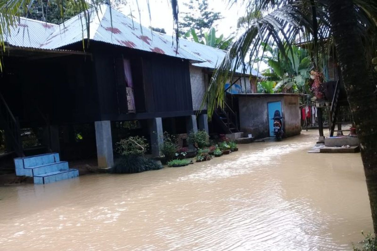 383 rumah warga di Langkat kebanjiran luapan air Sungai Wampu