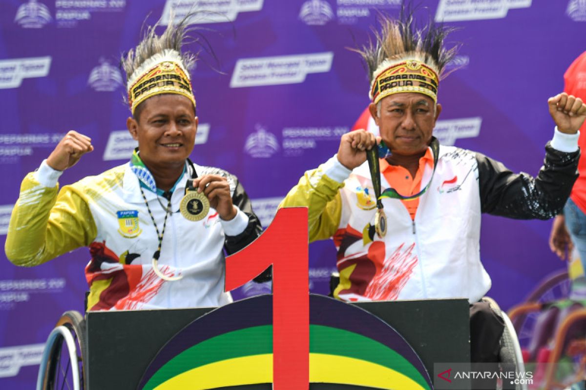 Sejarah baru, tuan rumah juara umum Peparnas Papua