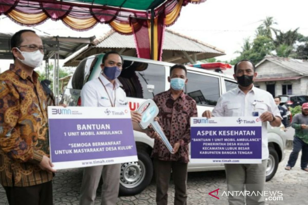 Bupati Bateng apresiasi PT Timah bantu pemdes tingkatkan layanan kesehatan warga