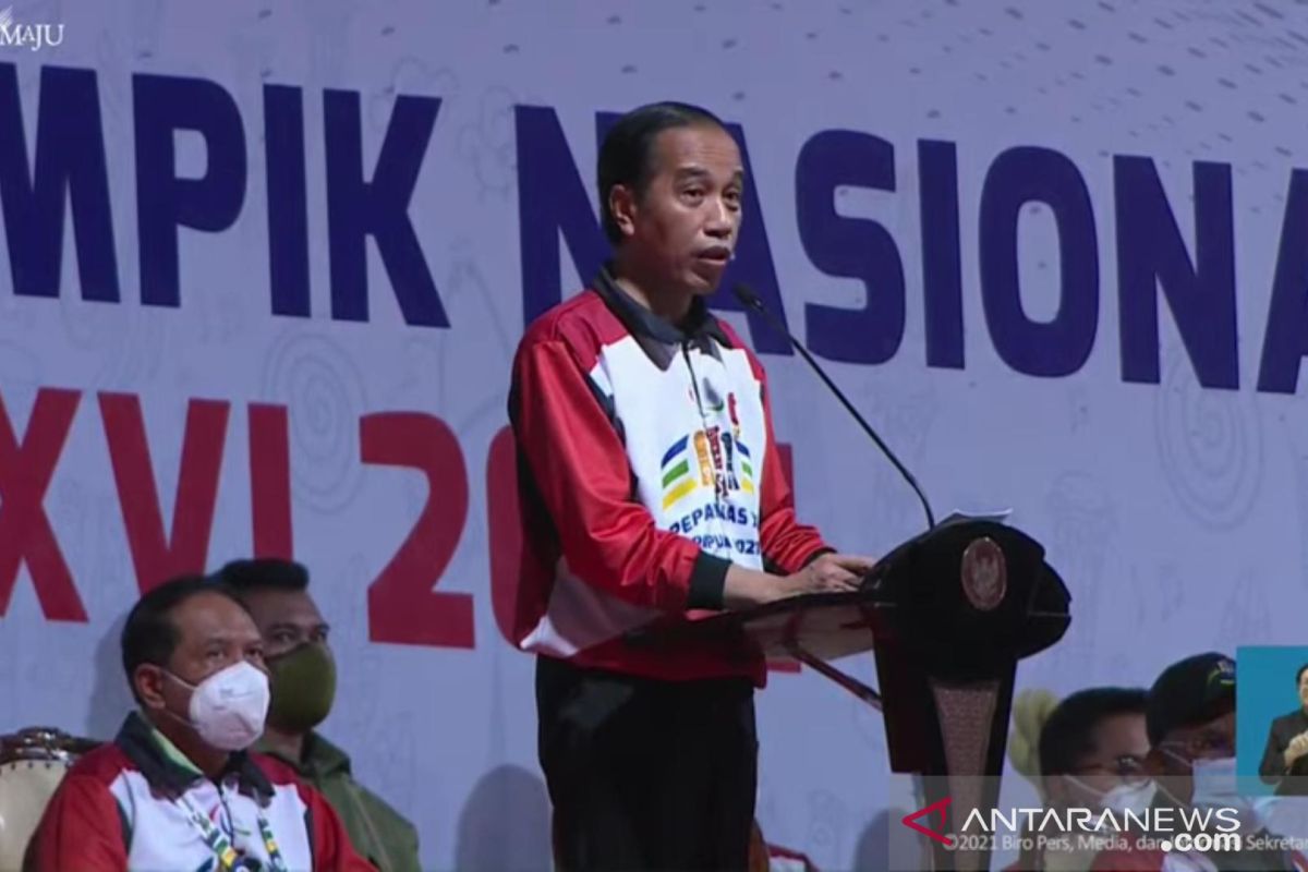 Penutupan Peparnas, Jokowi puji kinerja tuan rumah Papua luar biasa