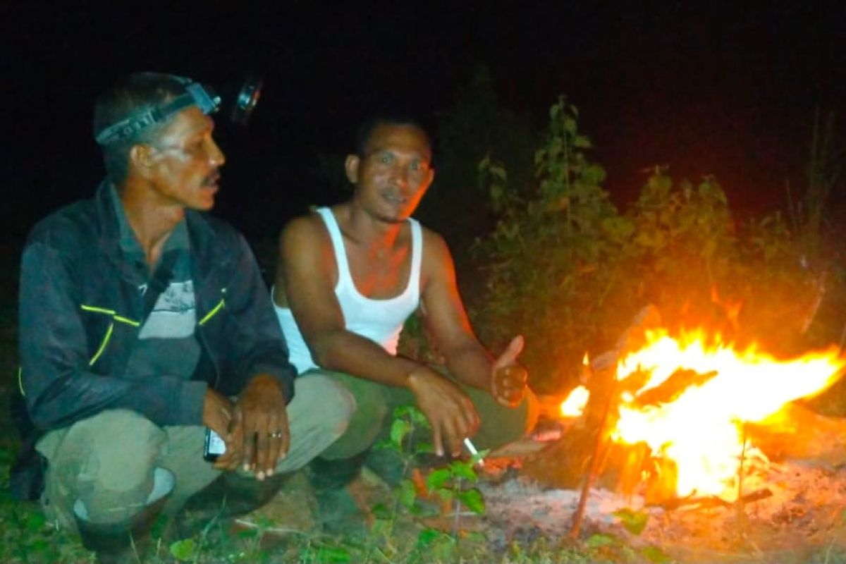 usai evakuasi anak gajah terjerat, ini yang dilakukan warga bersama BKPH