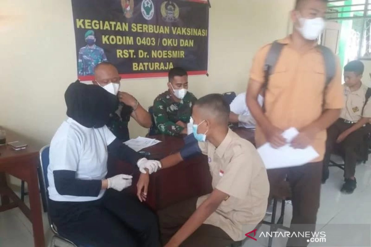 Kabupaten OKU kejar target vaksinasi pelajar