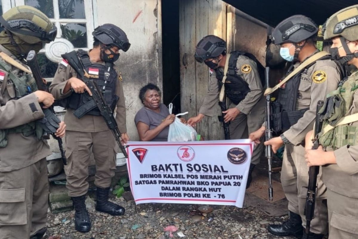 Kapolda Kalsel semangati personel Brimob BKO ke Papua