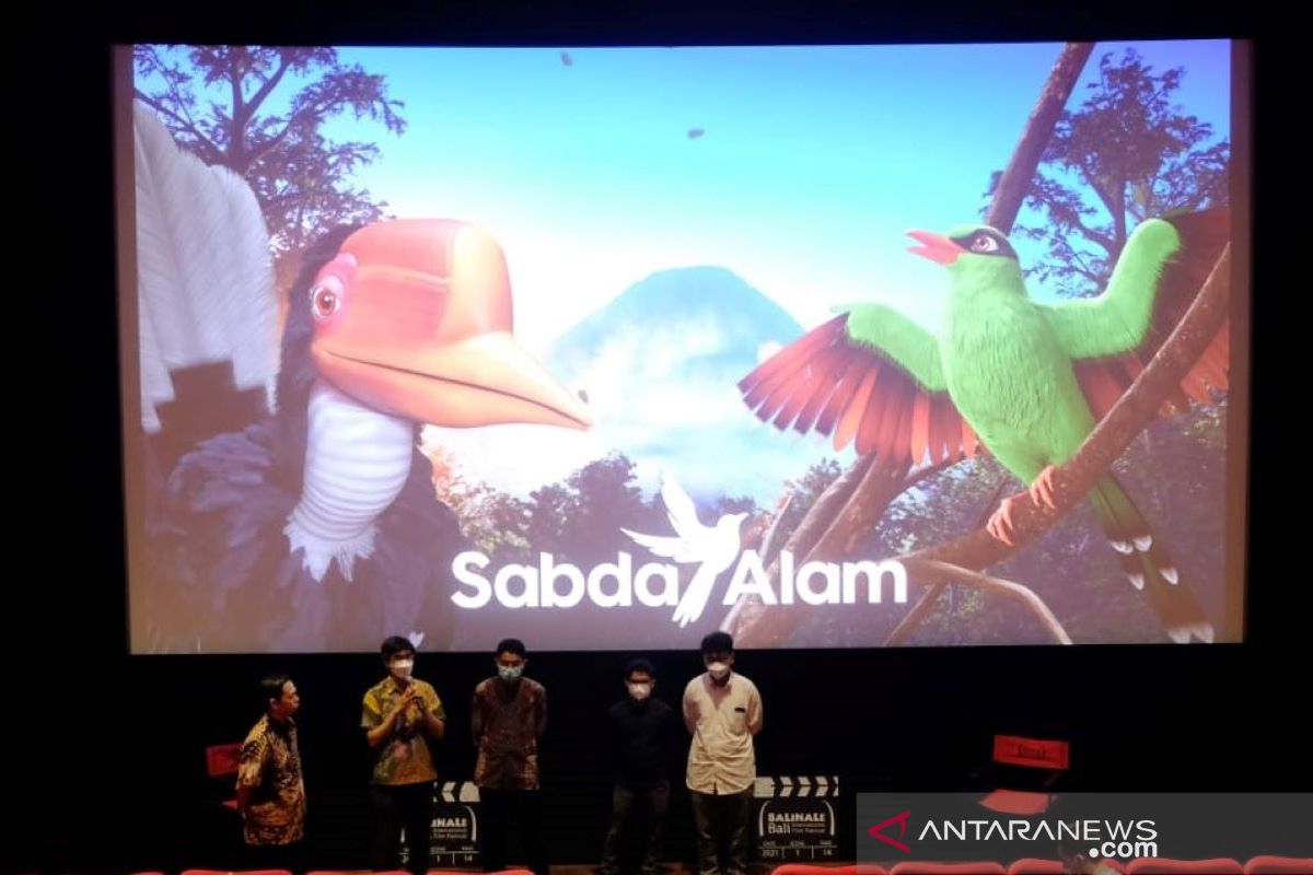 Video musik animasi Sabda Alam karya SMK RUS tampil di Balinale