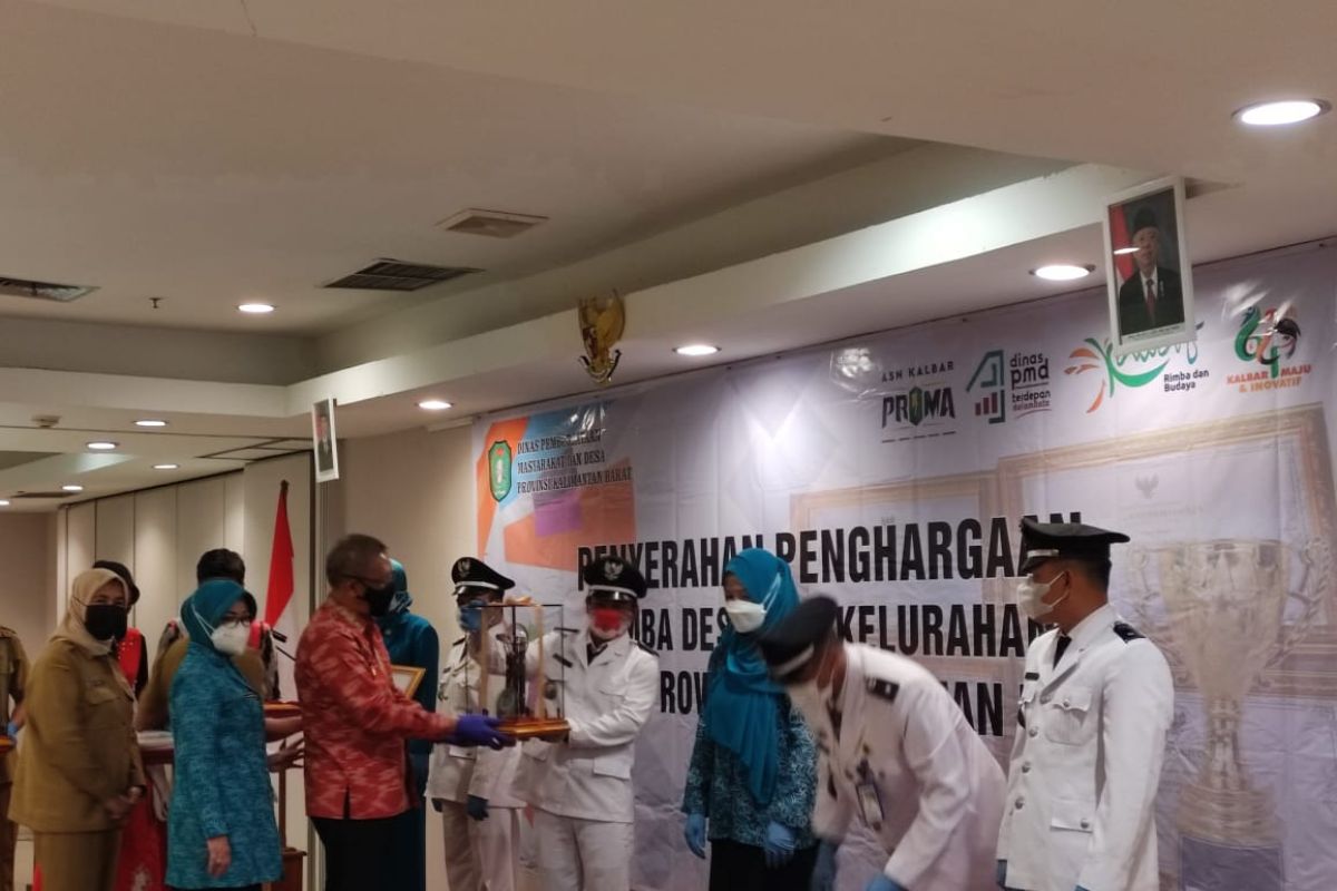 Semitau - Bansir Laut menang lomba desa dan kelurahan se-Kalbar