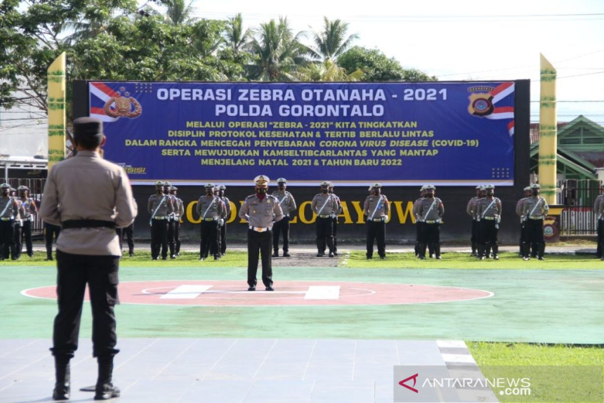 Polda Gorontalo gelar Operasi Zebra Otanaha tahun 2021