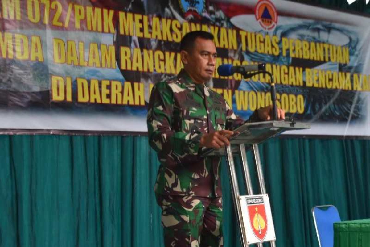 Korem 072/Pamungkas gelar latihan penanggulangan bencana di Wonosobo