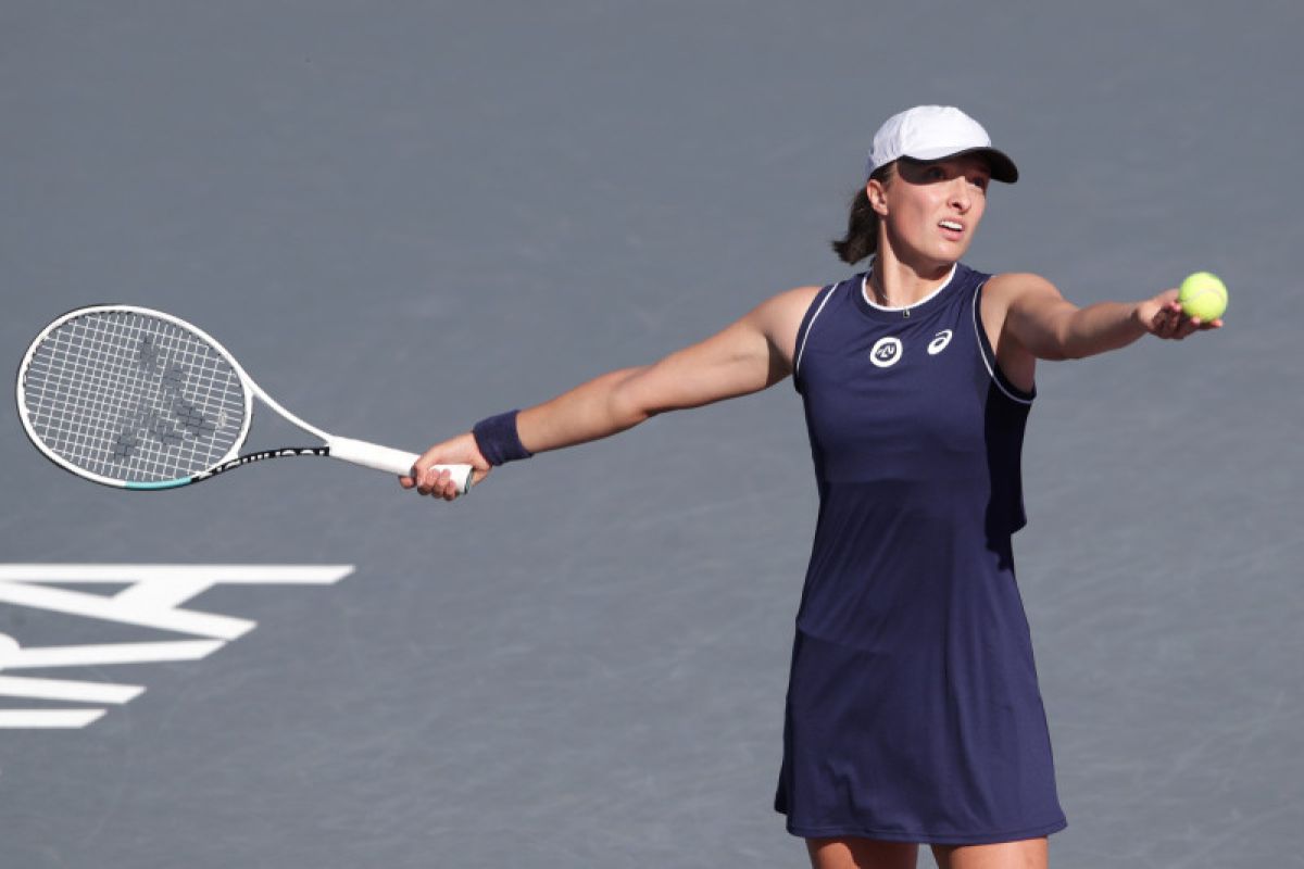 WTA Finals - Swiatek akhiri penampilannya dengan menang atas Badosa