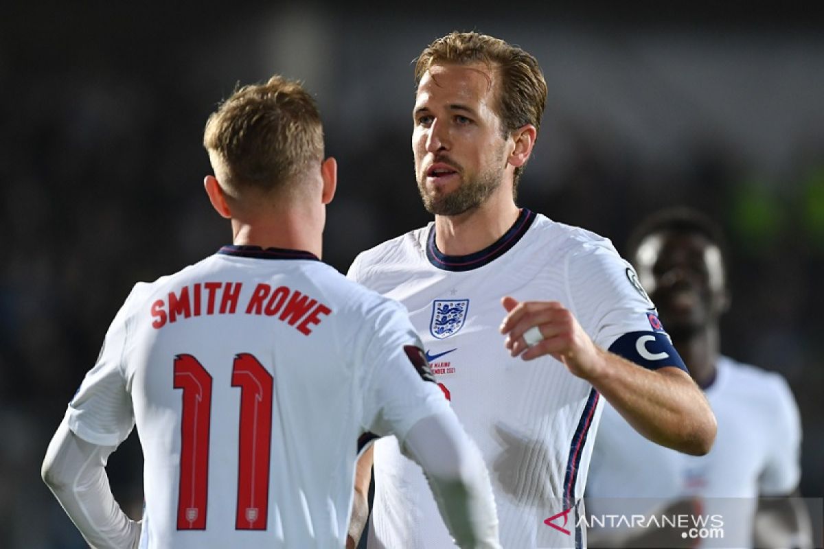 Inggris pesta 10 gol ke San Marino dan lolos Piala Dunia 2022