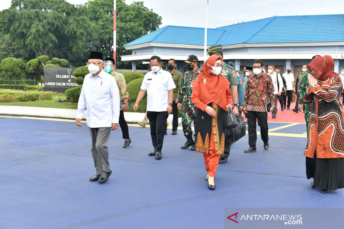 Wapres bertolak ke Aceh dan Medan