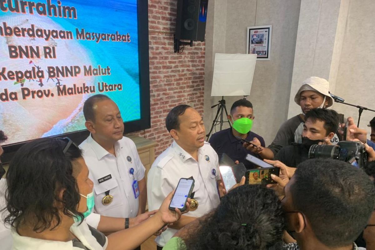 Deputi BNN Tinjau KOTAN dan Kelurahan Bersinar di Maluku Utara
