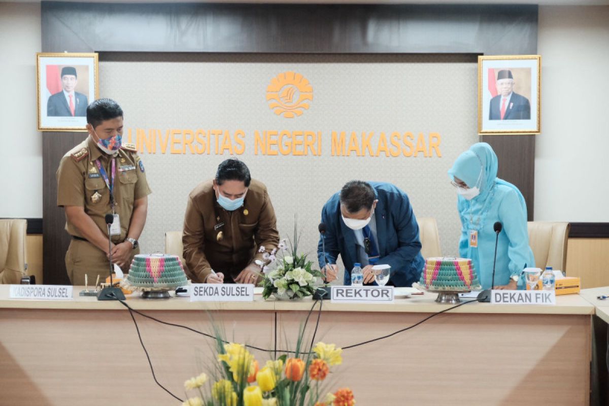 Pemprov Sulsel dan UNM teken MoU dukung kemajuan olahraga