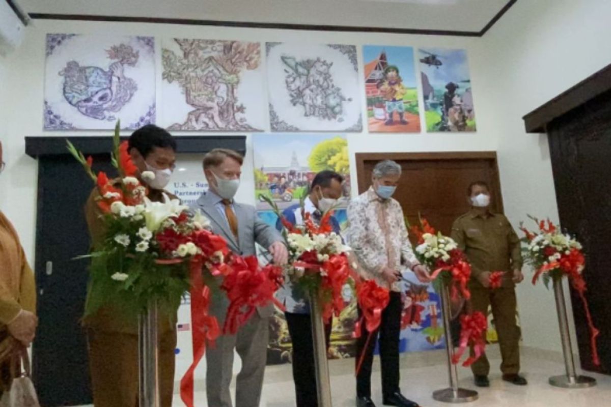 Konsulat AS Medan usung seniman Medan dalam pameran ilustrasi di kediaman Konsul