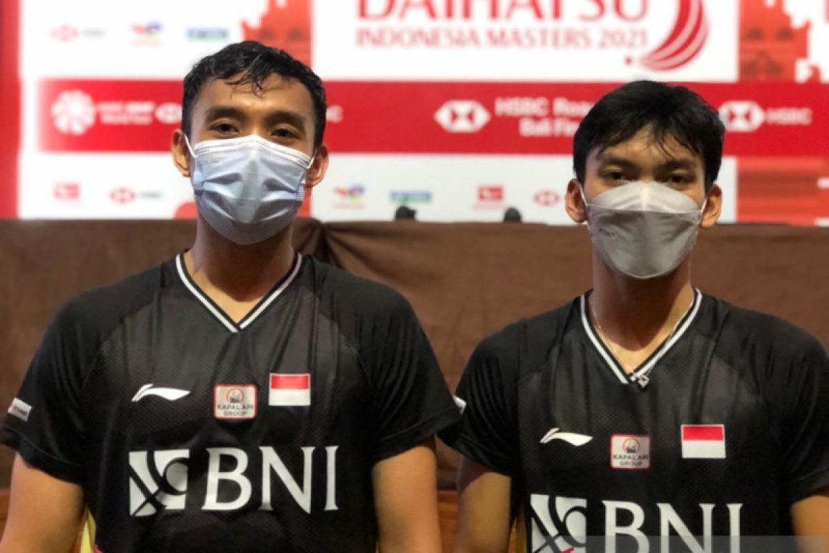 Bagas/Fikri puas usai kalahkan senior di babak pertama Indonesia Masters