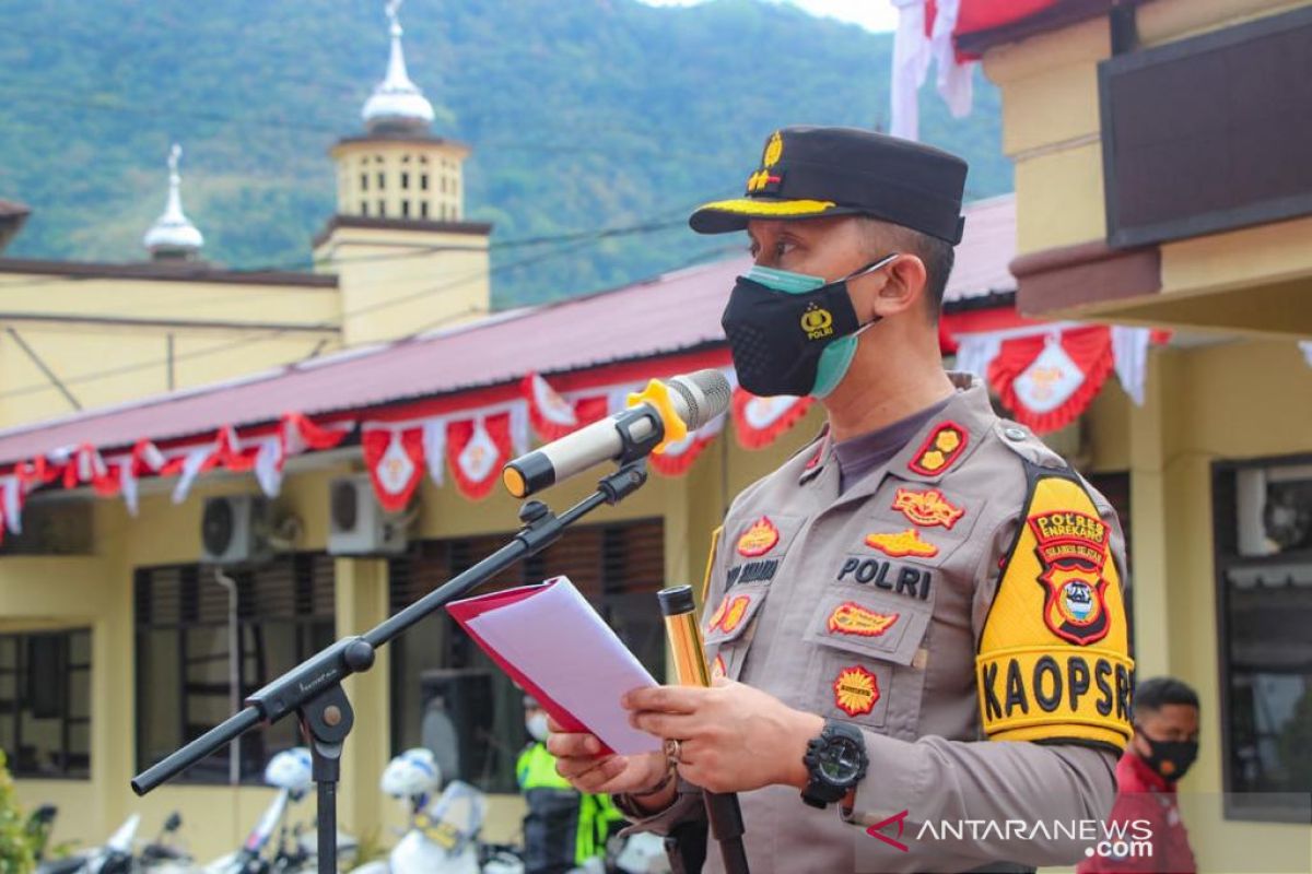 Polres Enrekang ajak pengendara rutin melakukan uji emisi gas buang