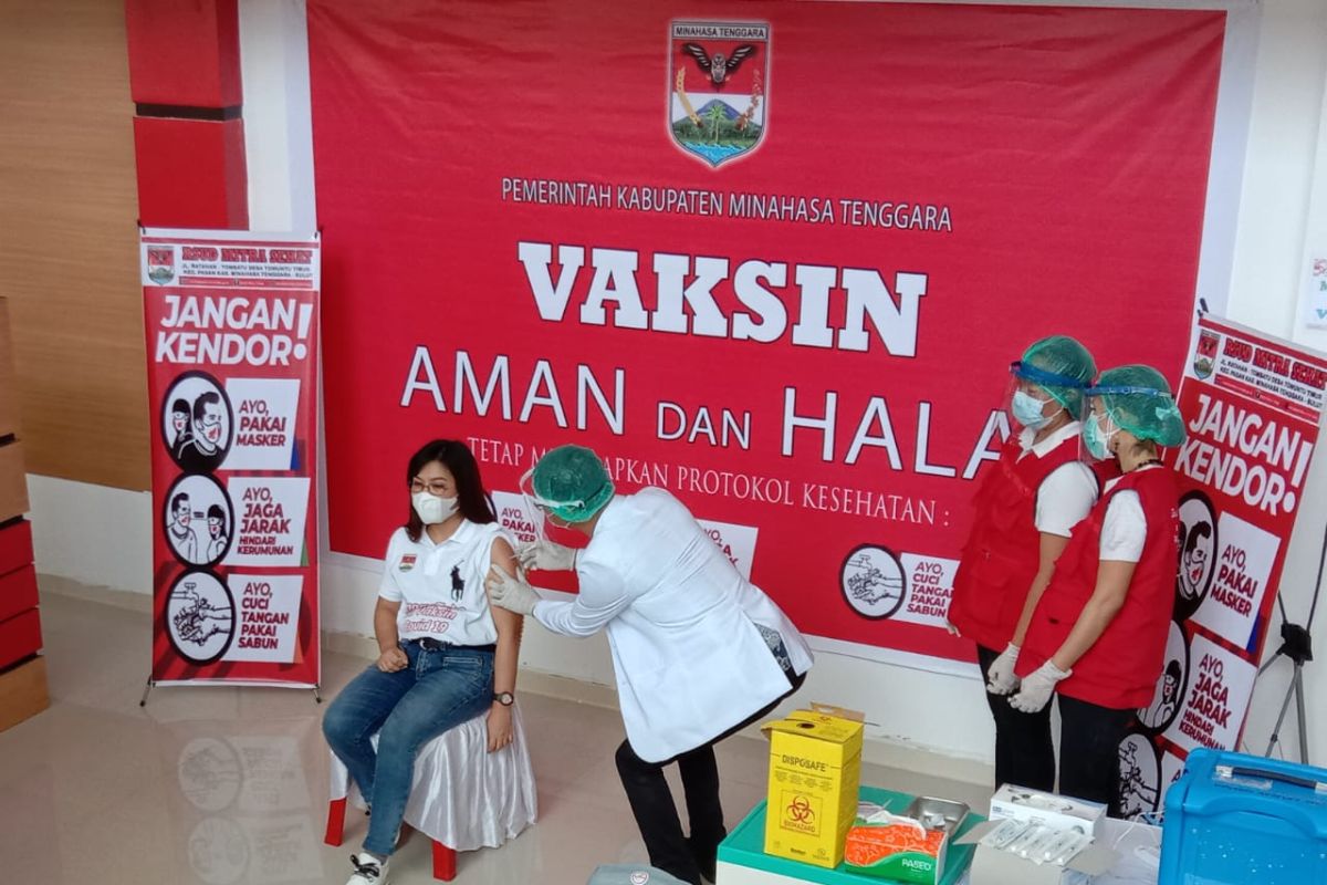 Pemkab Minahasa Tenggara optimalkan vaksinasi dosis kedua