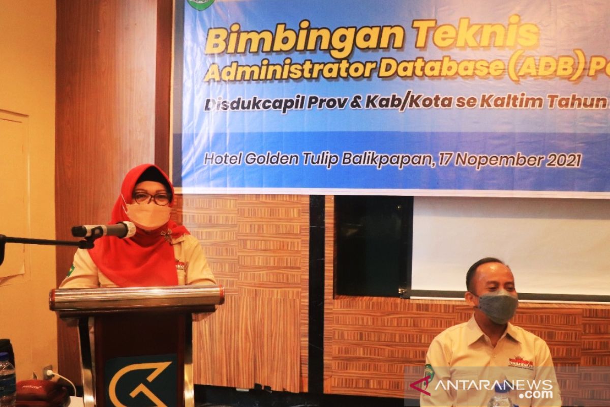 Pemprov Kaltim latih calon administrator database kependudukan