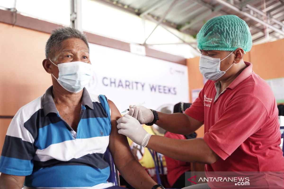 Gencarkan vaksinasi masyarakat, PT Timah Tbk sasar warga kelurahan Tanjung Ketapang