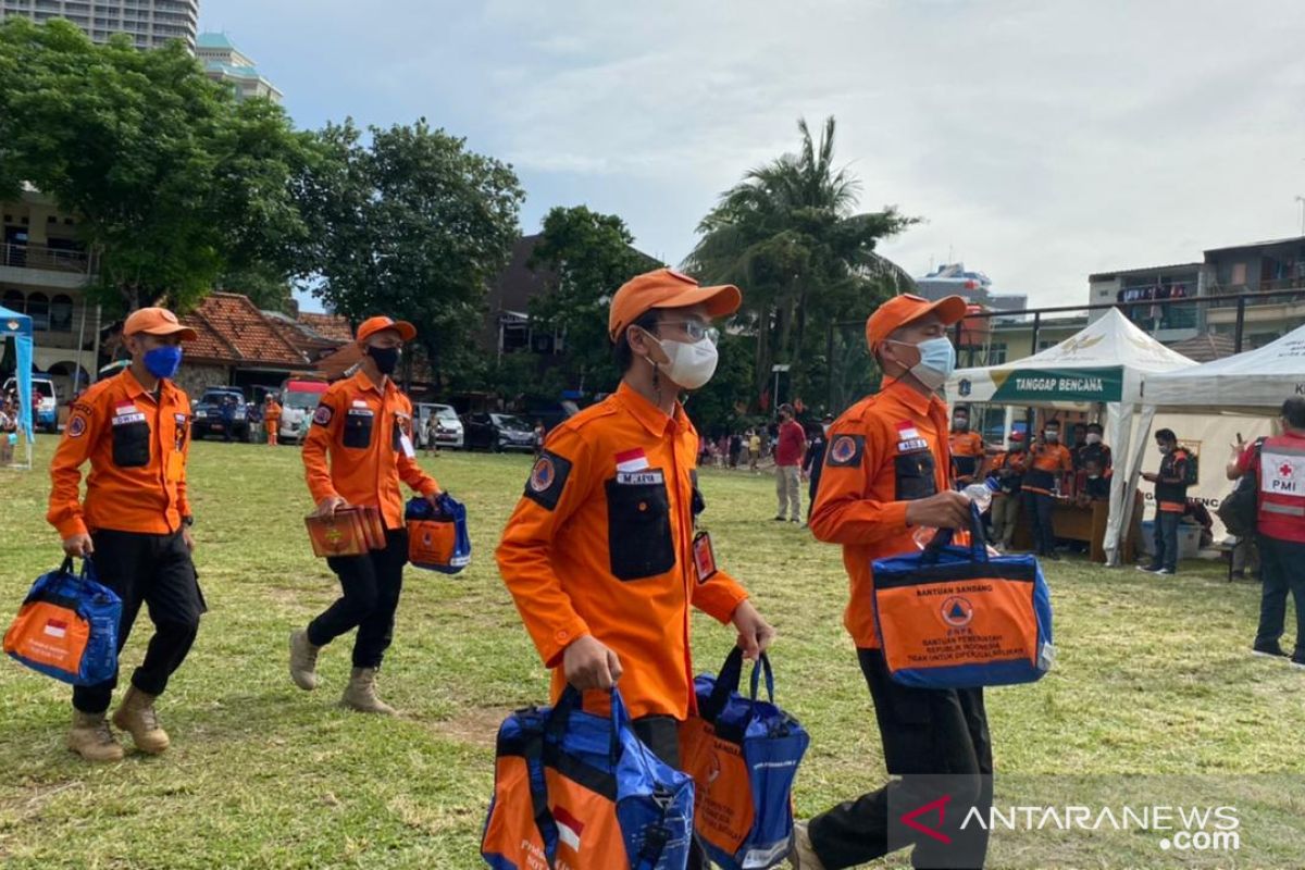 Pemkot Jakpus gelar simulasi penanganan banjir