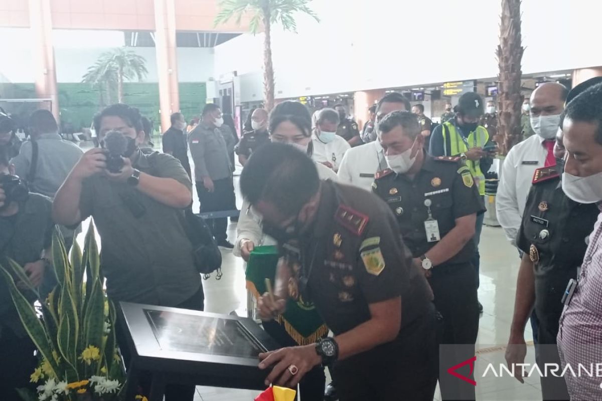 Wakil Jaksa Agung RI resmikan pos Sikumbangdara Kejati Kalbar di Bandara Supadio