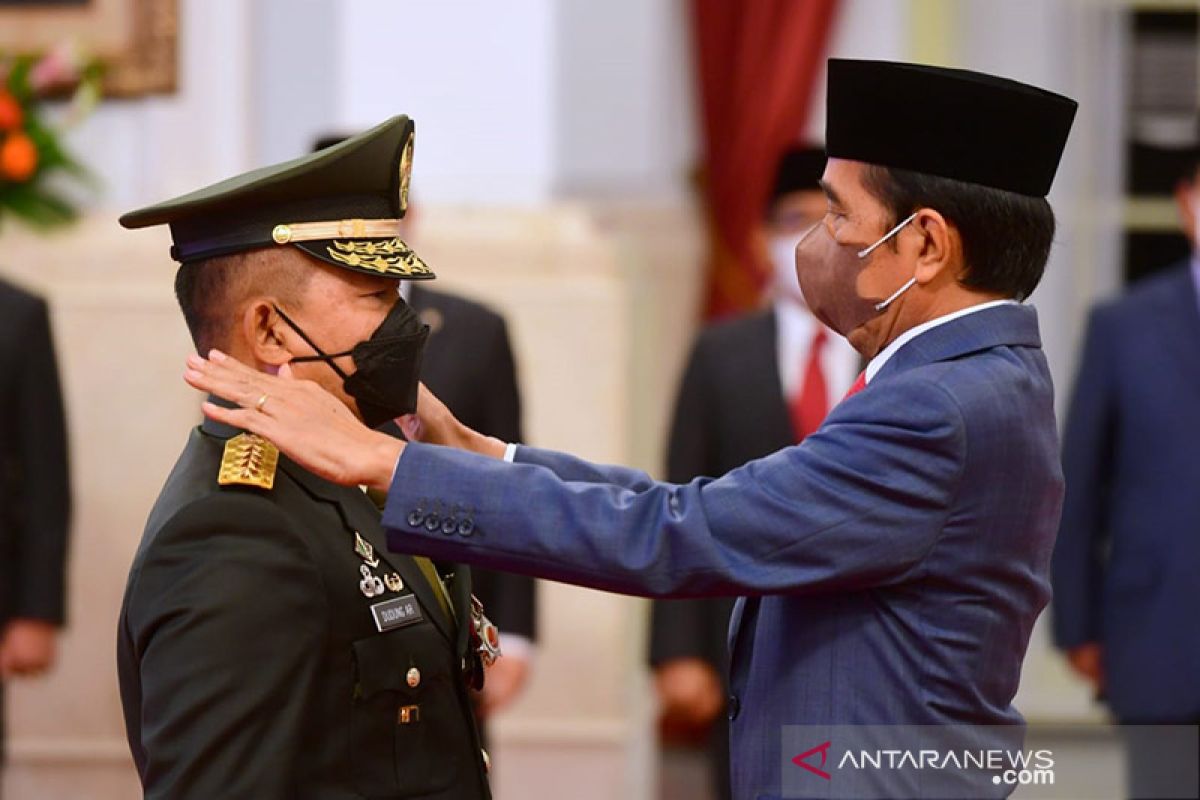 Kasad Dudung akan lihat profesionalisme prajurit di daerah operasi