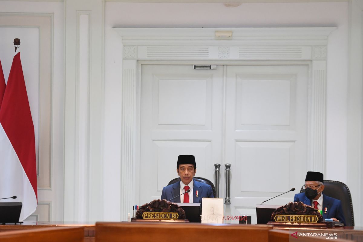 Presiden Jokowi ingin APBN 2022 jadi pendongkrak utama pertumbuhan ekonomi