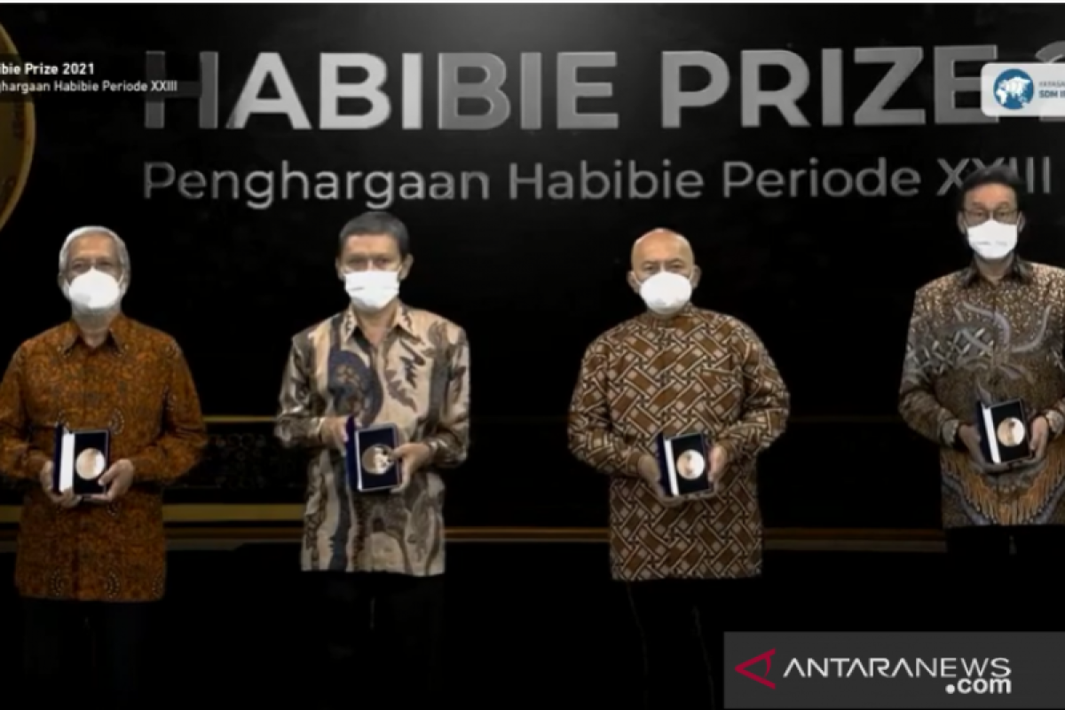 Empat ilmuwan Indonesia dapat penghargaan Habibie Prize 2021
