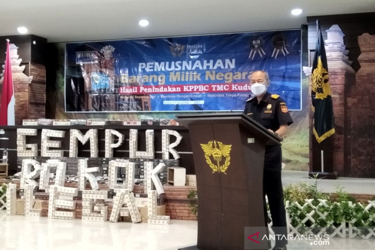 Kanwil DJBC: Kasus pelanggaran rokok ilegal didominasi dari Jepara