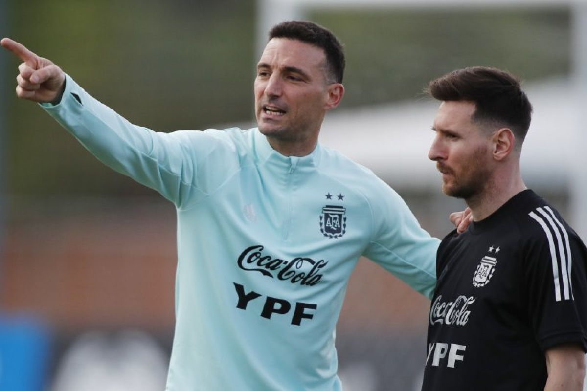 Scaloni senang sekali Argentina lolos Piala Dunia 2022