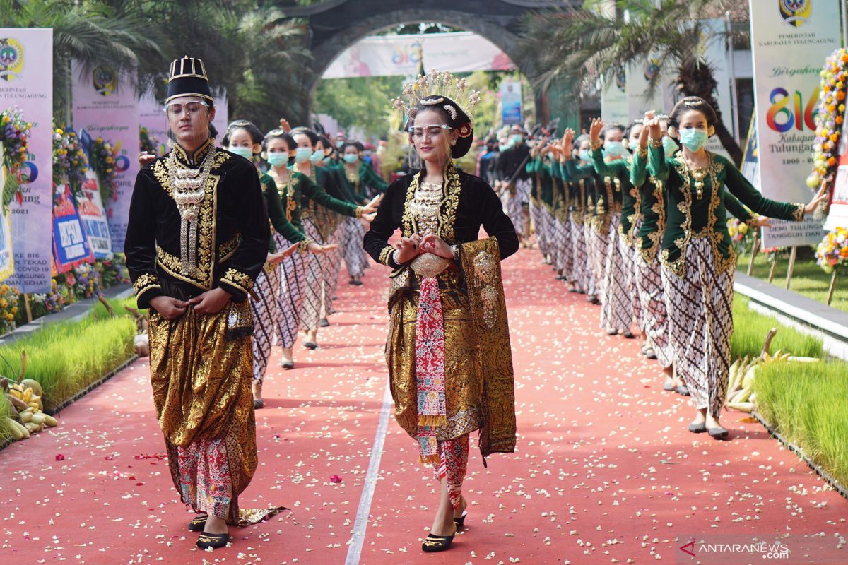 Ritual bersih nagari HUT Ke-816 Tulungagung digelar tanpa arak-arakan