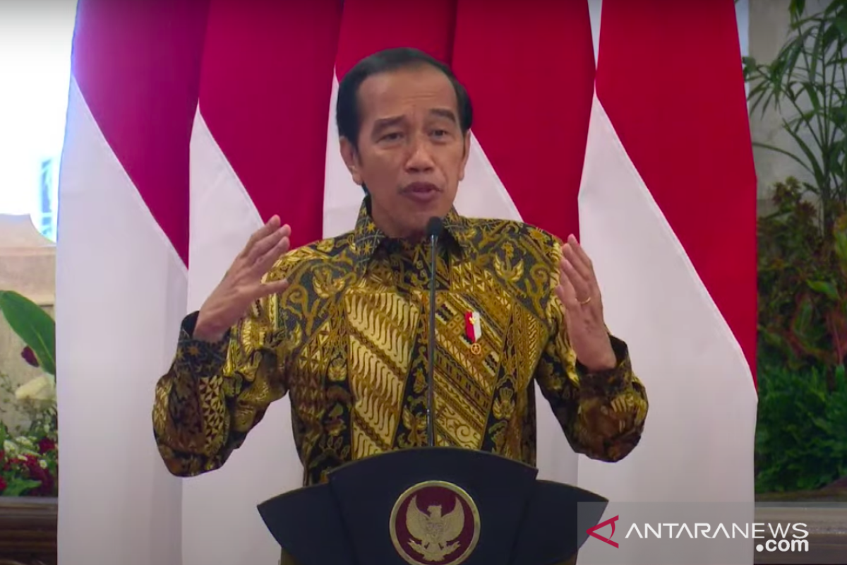 Presiden Jokowi : Kunci pertumbuhan ekonomi 2022 hanya pengendalian COVID-19