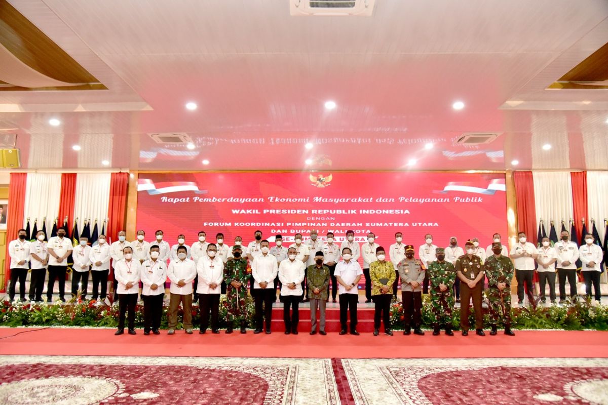 Wakil Bupati Tapanuli Tengah hadiri rapat bersama Wakil Presiden