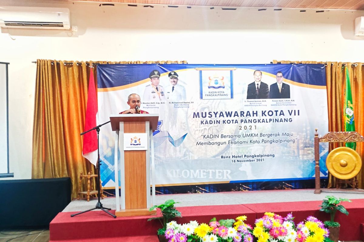 Wali Kota Pangkalpinang Hadiri Musyawarah Kota VII Kamar Dagang dan Industri