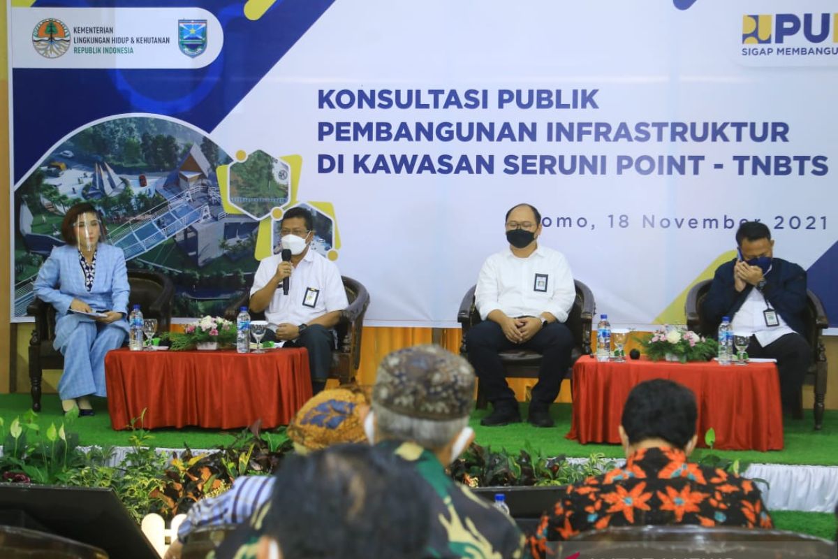 Kementerian gelar konsultasi publik KSPN pembangunan jembatan gantung kaca di kawasan Gunung Bromo