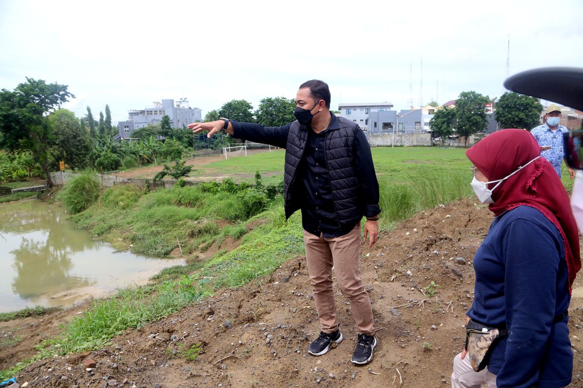 Antisipasi banjir, dua "bozem" dibangun di kawasan Surabaya barat