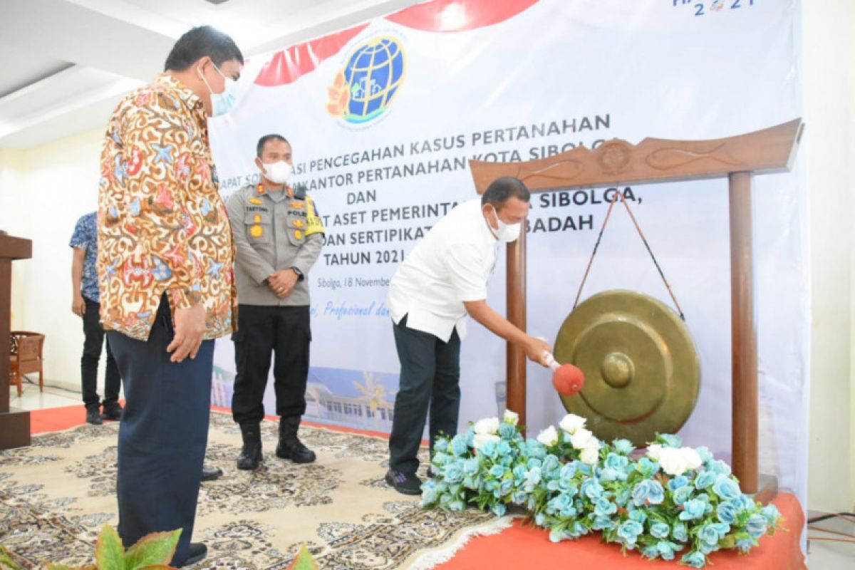 Wali Kota apresiasi kinerja Kantor Pertanahan Kota Sibolga
