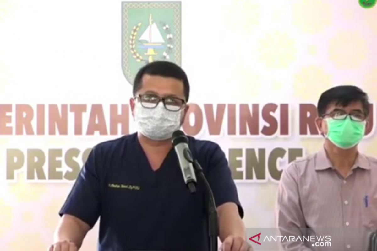 Pasien di ruang isolasi COVID-19 RSUD Arifin Achmad Pekanbaru nihil