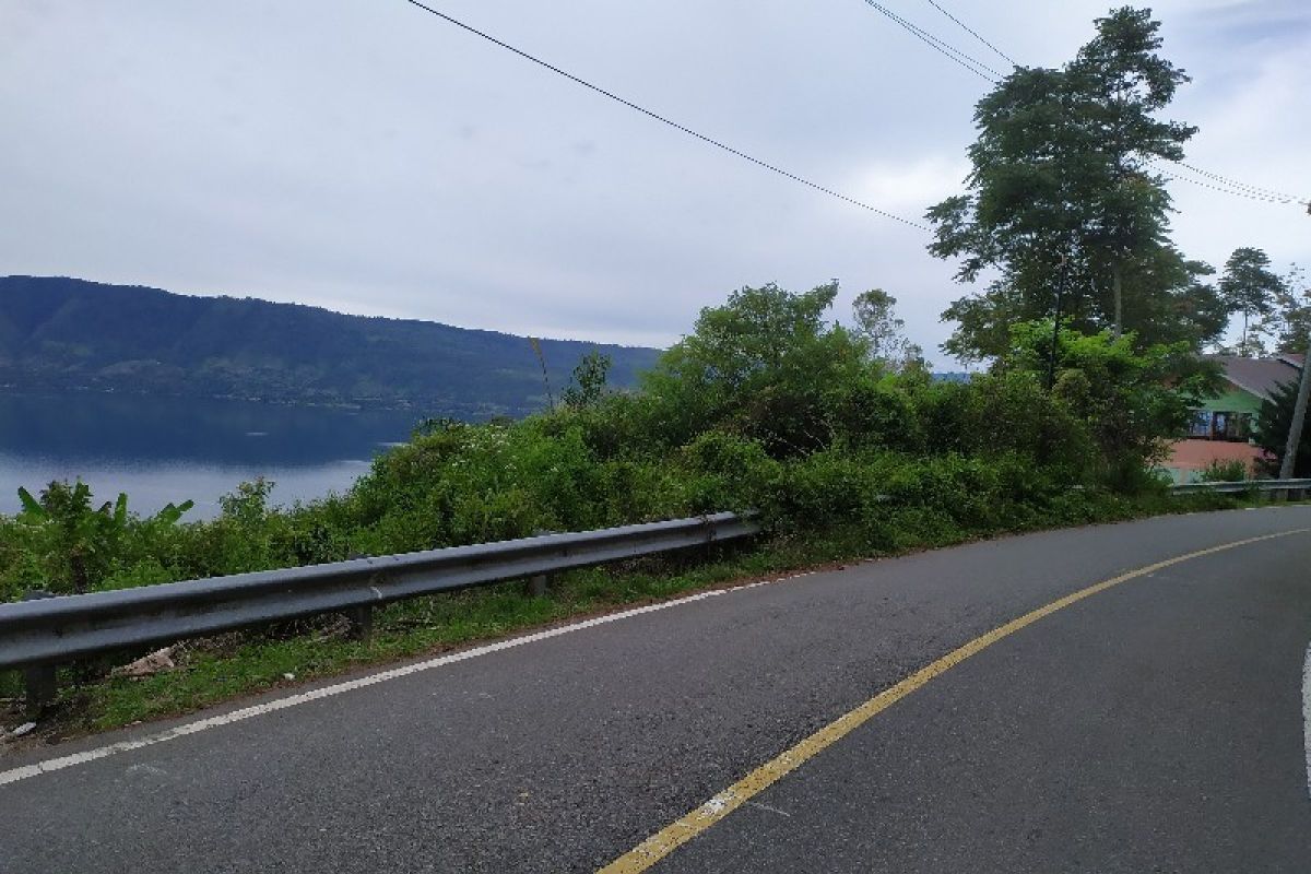 Tumbuhan semak halangi view Danau Toba