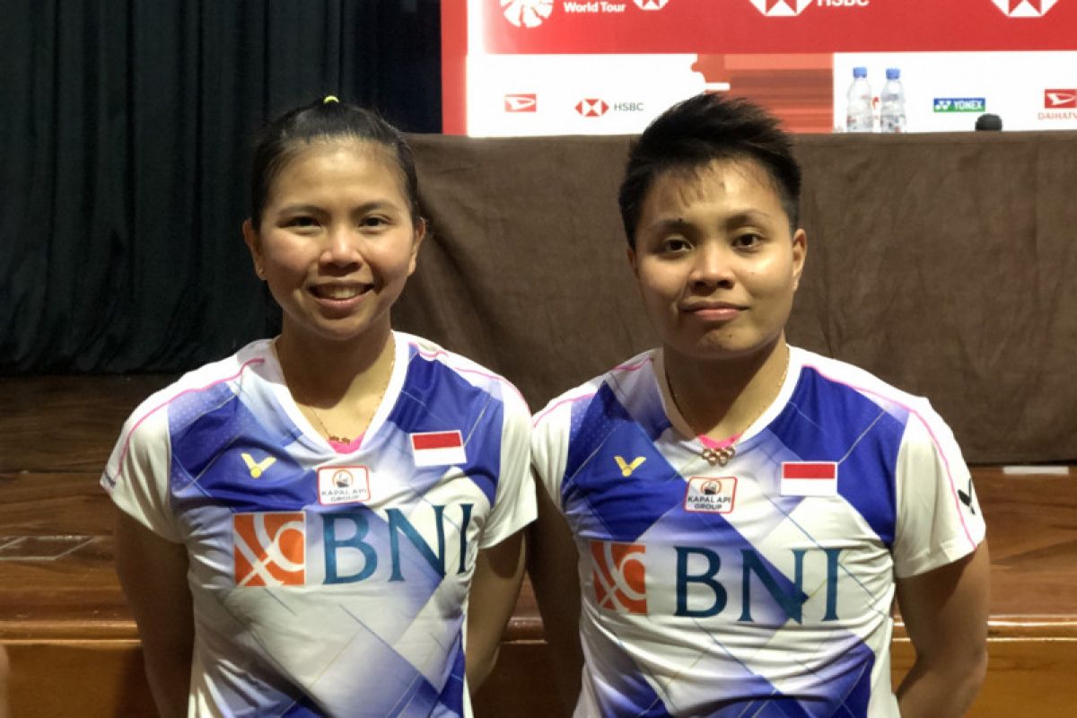 Greysia/Apriyani terhenti di perempat final Indonesia Masters