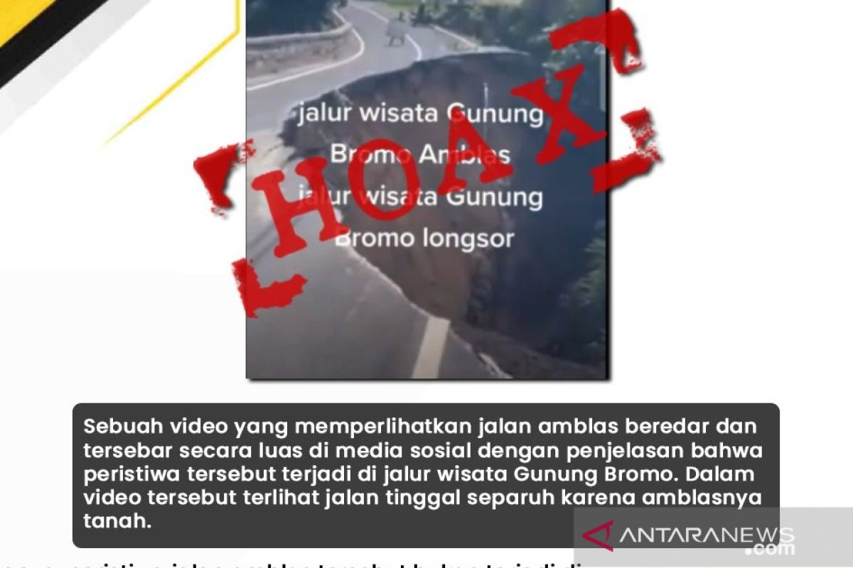 Pemkab Probolinggo pastikan video amblesnya jalur wisata Bromo hoaks